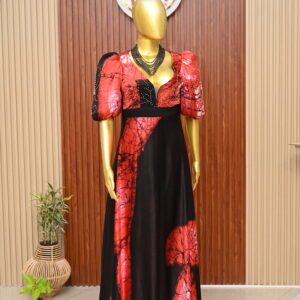 Magma Noir - Silk Batik